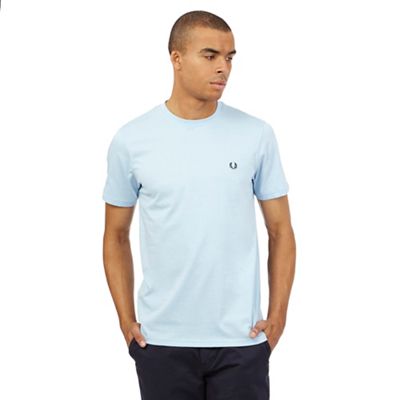 Fred Perry Light blue slim fit t-shirt